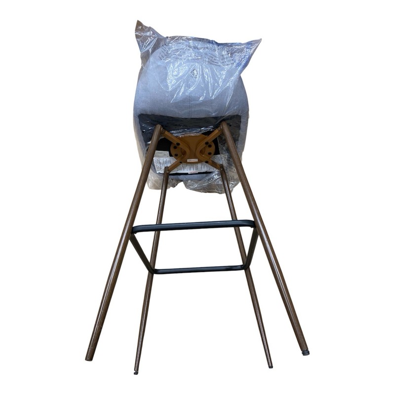 Light Gray Blue Bar Stool Height Counter Fabric Chair Kitchen Seat Dining. gallery