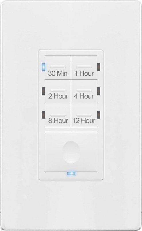 White Countdown Timer Switch - Safe, Easy-to-Use Solution for Home Applications gallery