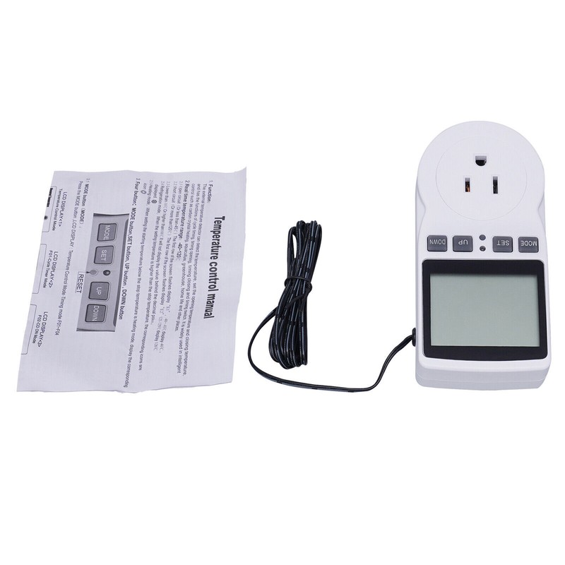 Digital Temperature Controller thermostat temp control Outlet Heater AC100-250V gallery