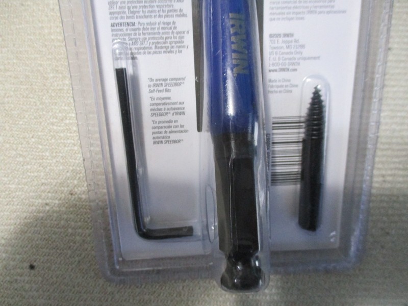 Irwin Tools IWAX2009 Self-Feed Bit 2-9/16In Speedbor Supreme NEW gallery