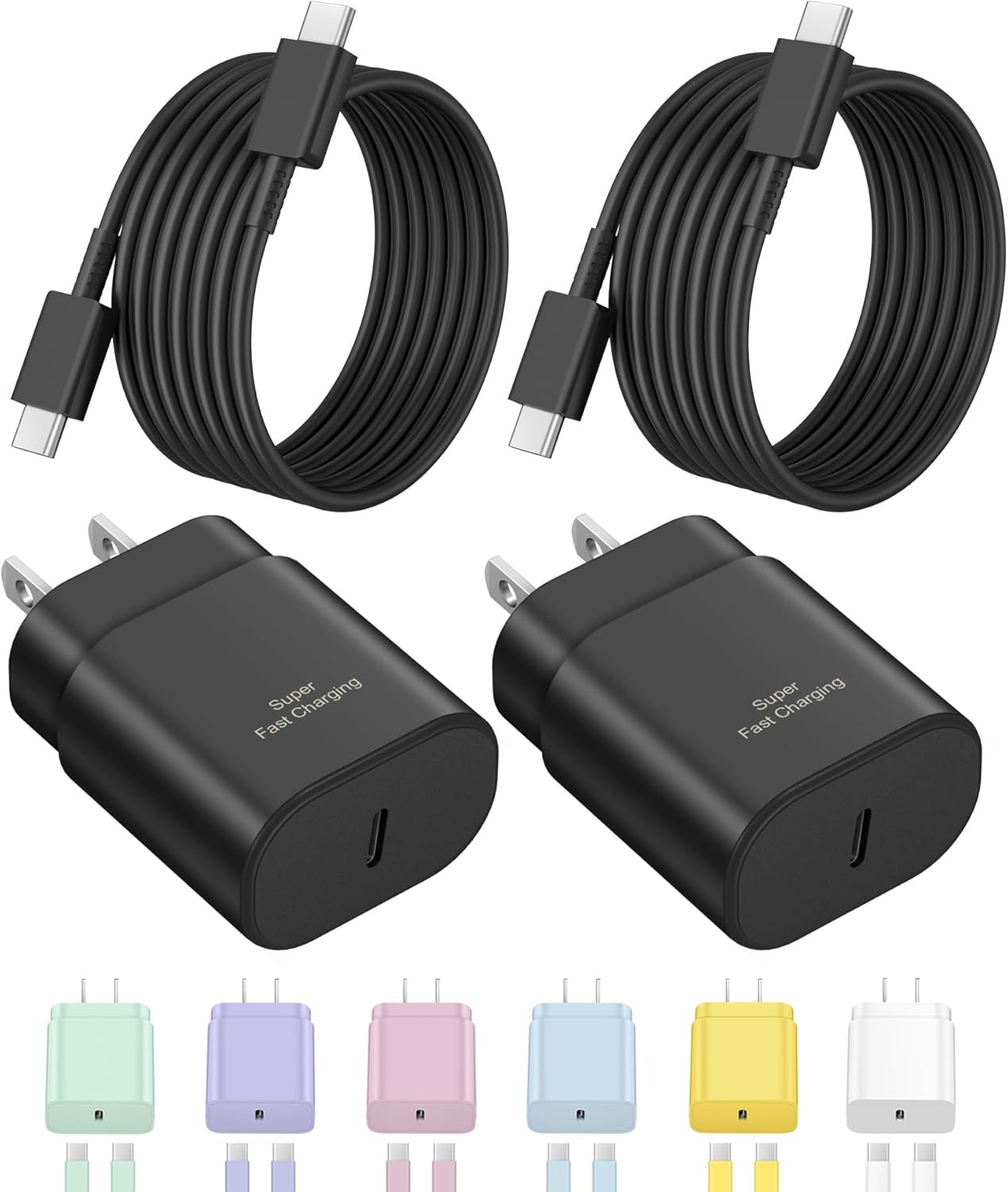 Type C Charger Fast Charging for iPhone 17 16 15,USB C Samsung Chargers Block 25 gallery