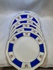 Rosenthal MARIA Blue White Pink Roses 7 Plates Dodecagon Circa 1920’s gallery