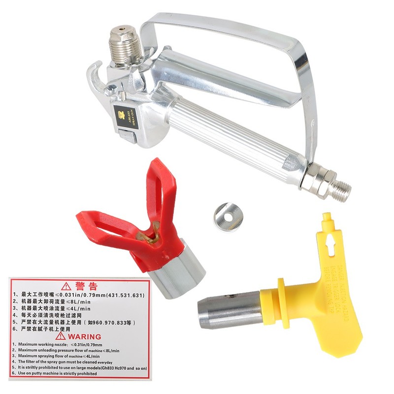 517 Spray Tip + Nozzle Guard for Sprayers 3600PSI Airless Paint Spray Gun gallery