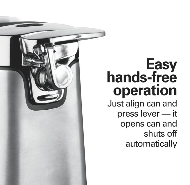 Hamilton Beach SureCut Automatic Electric Can Opener with Multi Tool, Stainless gallery