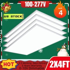 2×2 LED Flat Panel Light 5000K Daylight, Edge-Lit, 45W/5400LM, 2X4FT 75W/8400LM