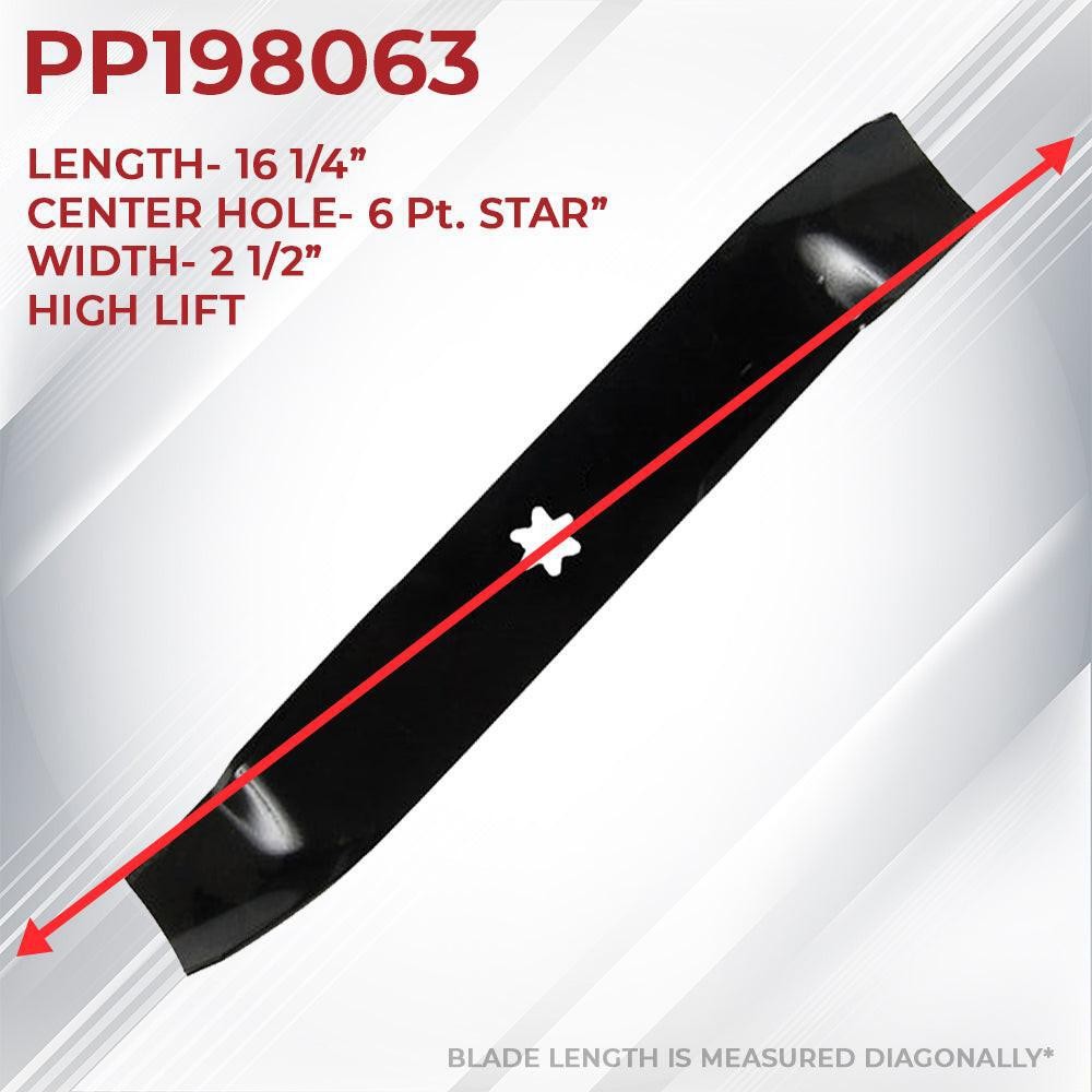 Proven Part High Lift Mulching Blade Fits MTD 942-0611A gallery
