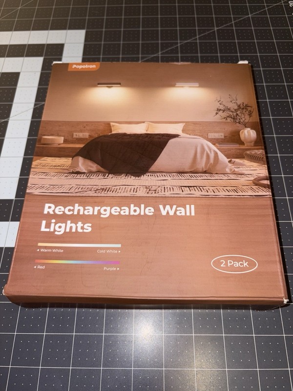 Rechargeable Wall Sconces LED Wall Lights with 7500Mah Battery Lamp for Bedroom gallery