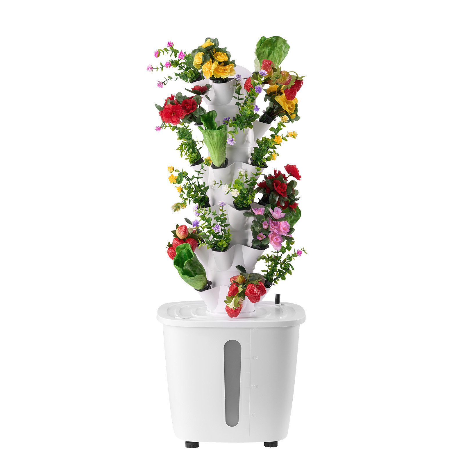 Hydroponic Growing System 30 Pods Indoor Smart Hydroponic Tower Garden with Pump gallery