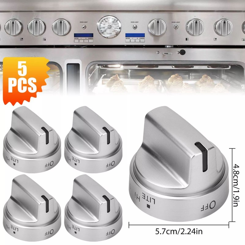 Easy Installation 5PCS Control Knob for GE Gas Range Stove Replacement Part gallery
