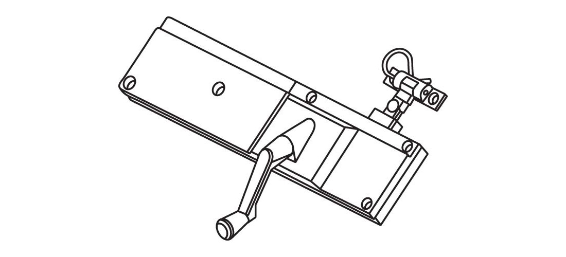 Brixwell 36-342-3 Manual Skylight Operator White Angle Drive No Handle gallery