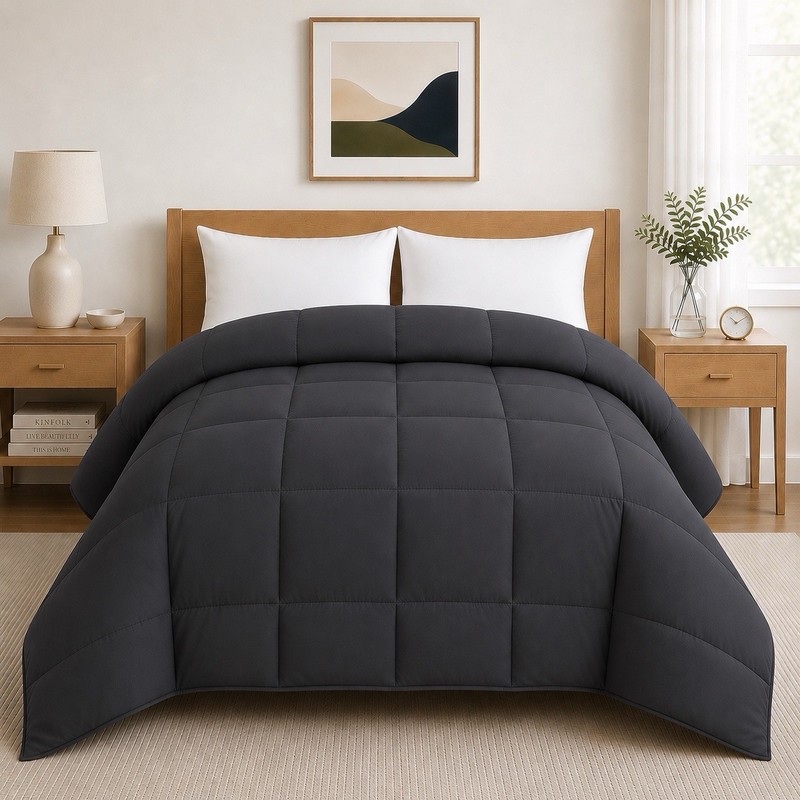 Down Alternative Comforter All Season Soft Fluffy Bed Comforter Queen King gallery