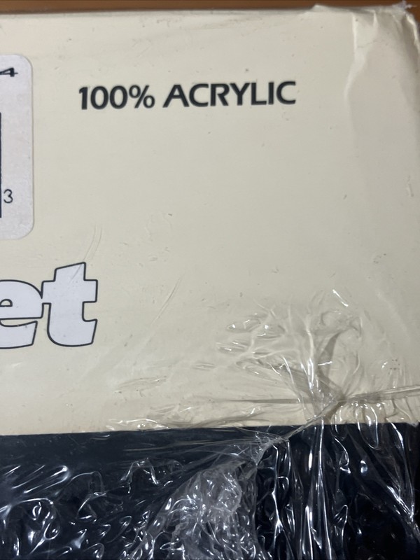 Vintage Sunbeam Precedent Automatic Electric Acrylic Yellow Blanket NOS Twin gallery