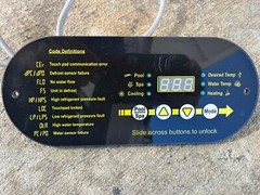 AQUACAL ECS0276 Digital Display Control Panel (4 Button) HP7