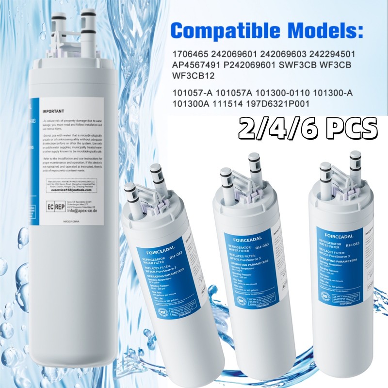 New for Frigdaire WF3CB PureSource 3 Refrigerator Water Filter 2-8PACK gallery