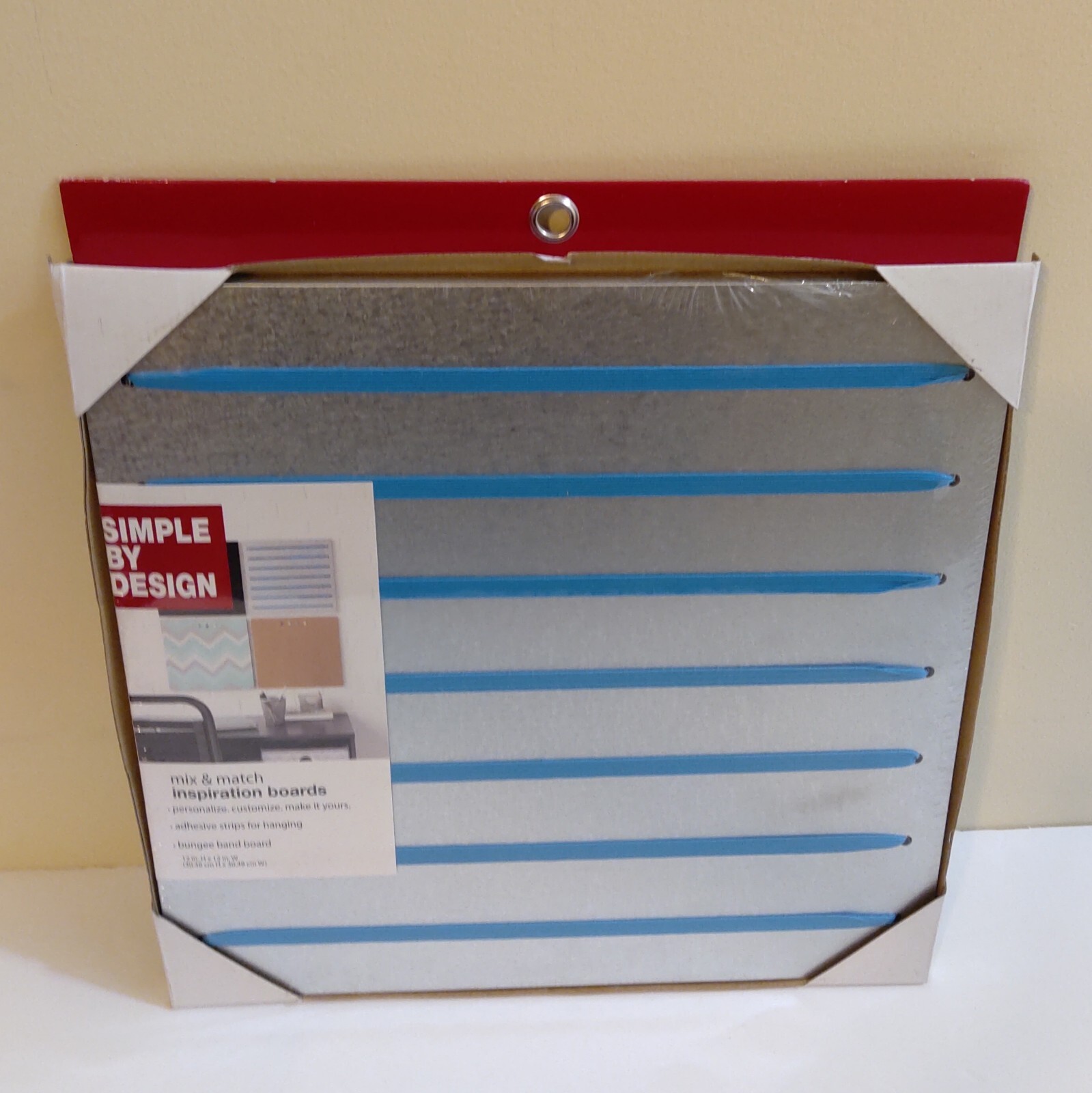 NEW Simple By Design Inspiration Board12" x12" Silver & Teal gallery