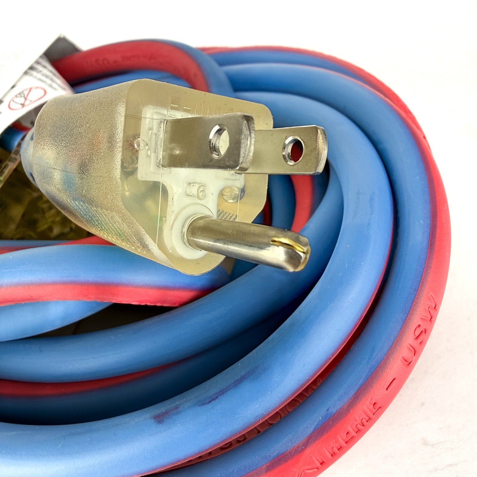 50' 14 Gauge cold Weather Extension Cord w Lighted Outlet - Made in USA gallery