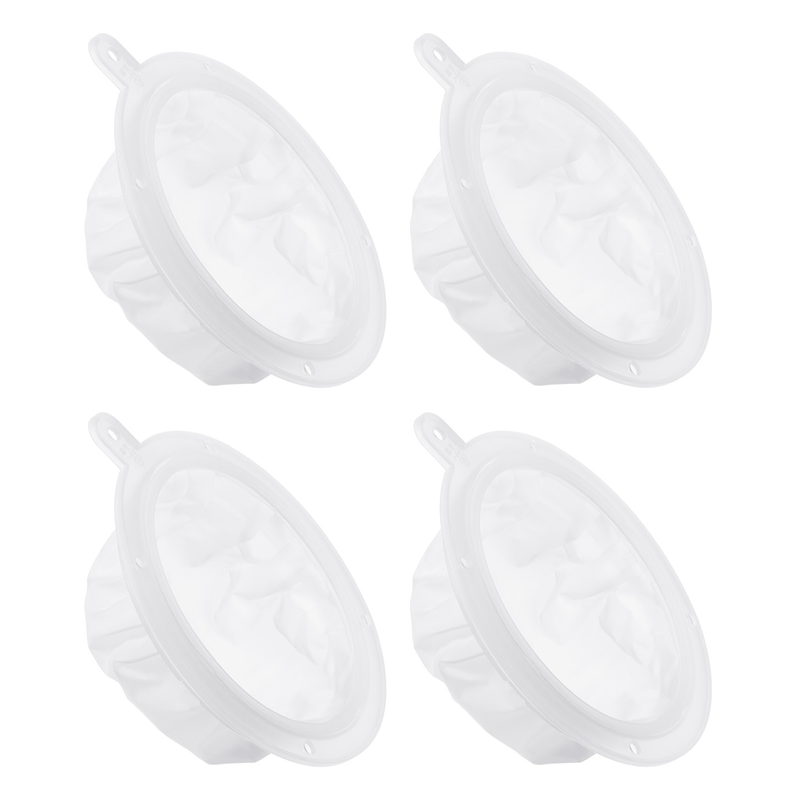 4Pcs 5.4" O.D. 300 Mesh Food Filter Strainer Fine Mesh Filters Strainers White gallery