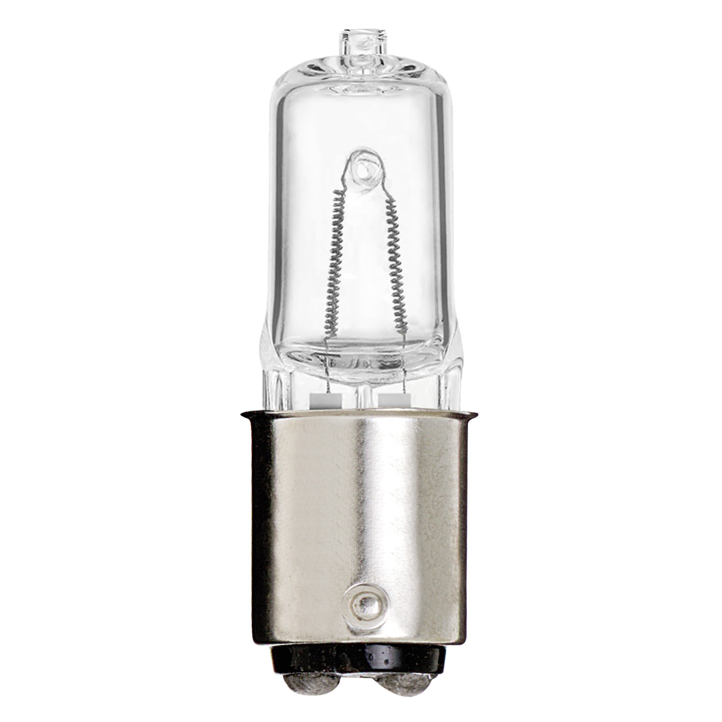10 Pack 75Q/CL/DC Clear Bulbs 75W 120V T4 Double Contact DC Bayonet BA15d Base gallery