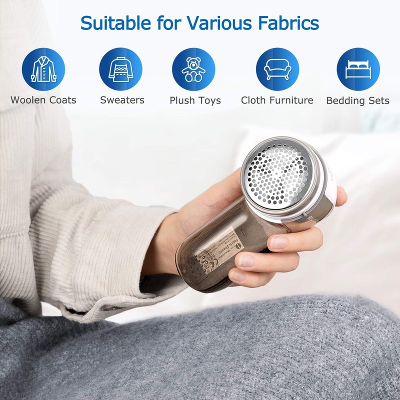 Home Standard Gray Lint Remover with Replaceable Blades and Adjustable Height gallery