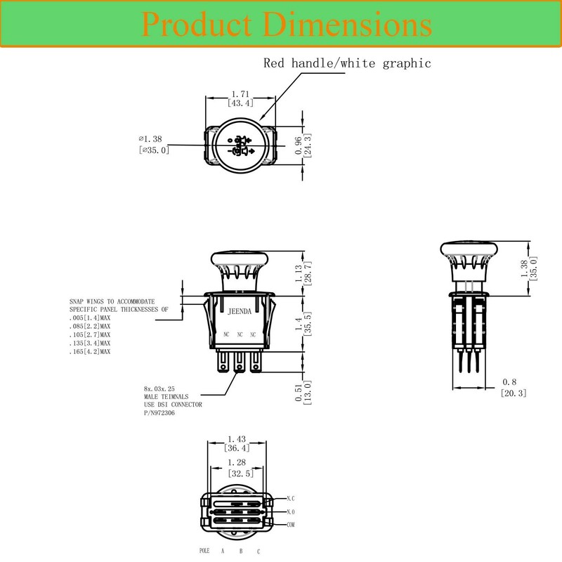 539101768 582107601 582107602 PTO Switch for Husqvarna Lawn Mower Upgrade 10AMP gallery