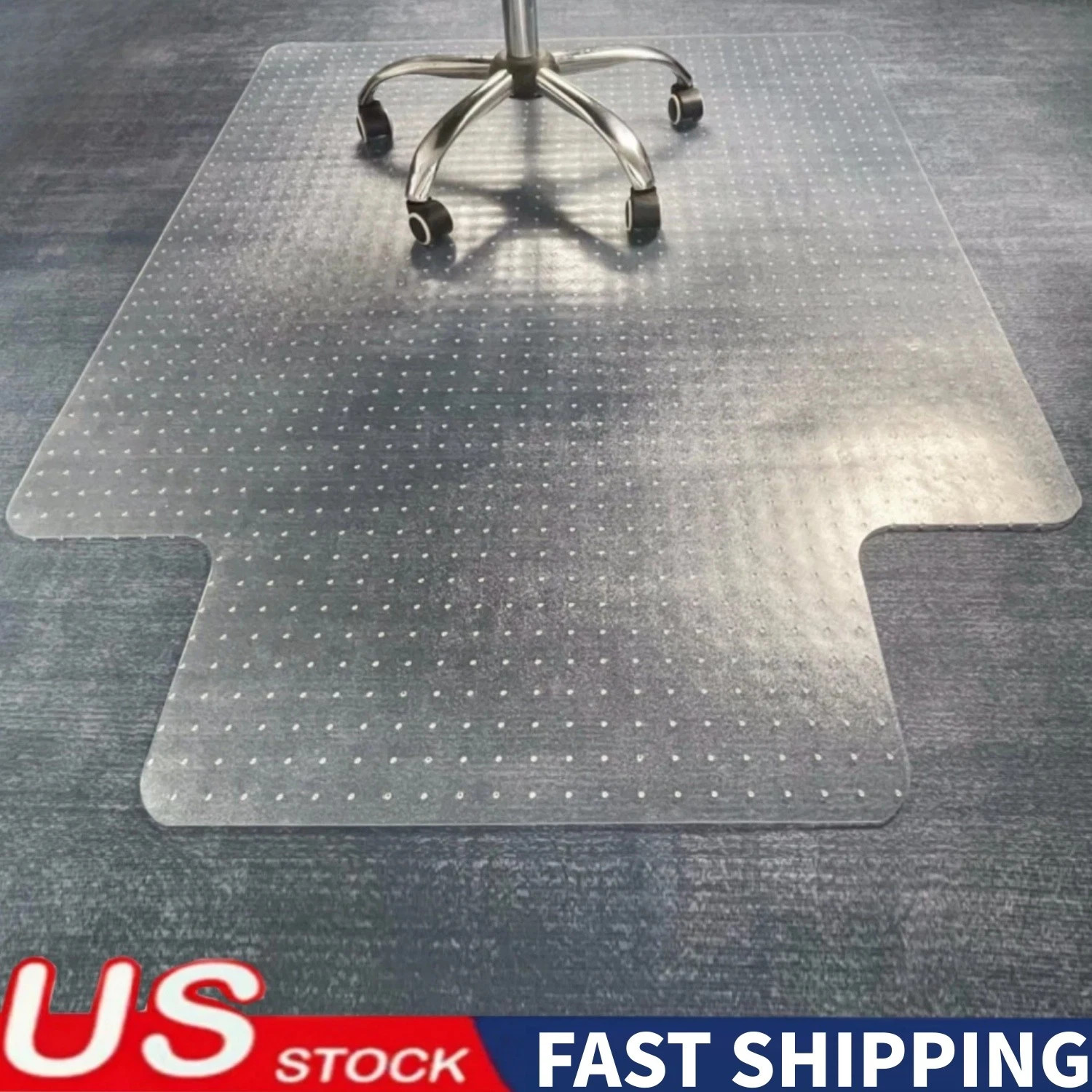 36"x48" Office Chair Mat Computer Desk Chair Mat fr Carpet Floor w/Extended Lip gallery