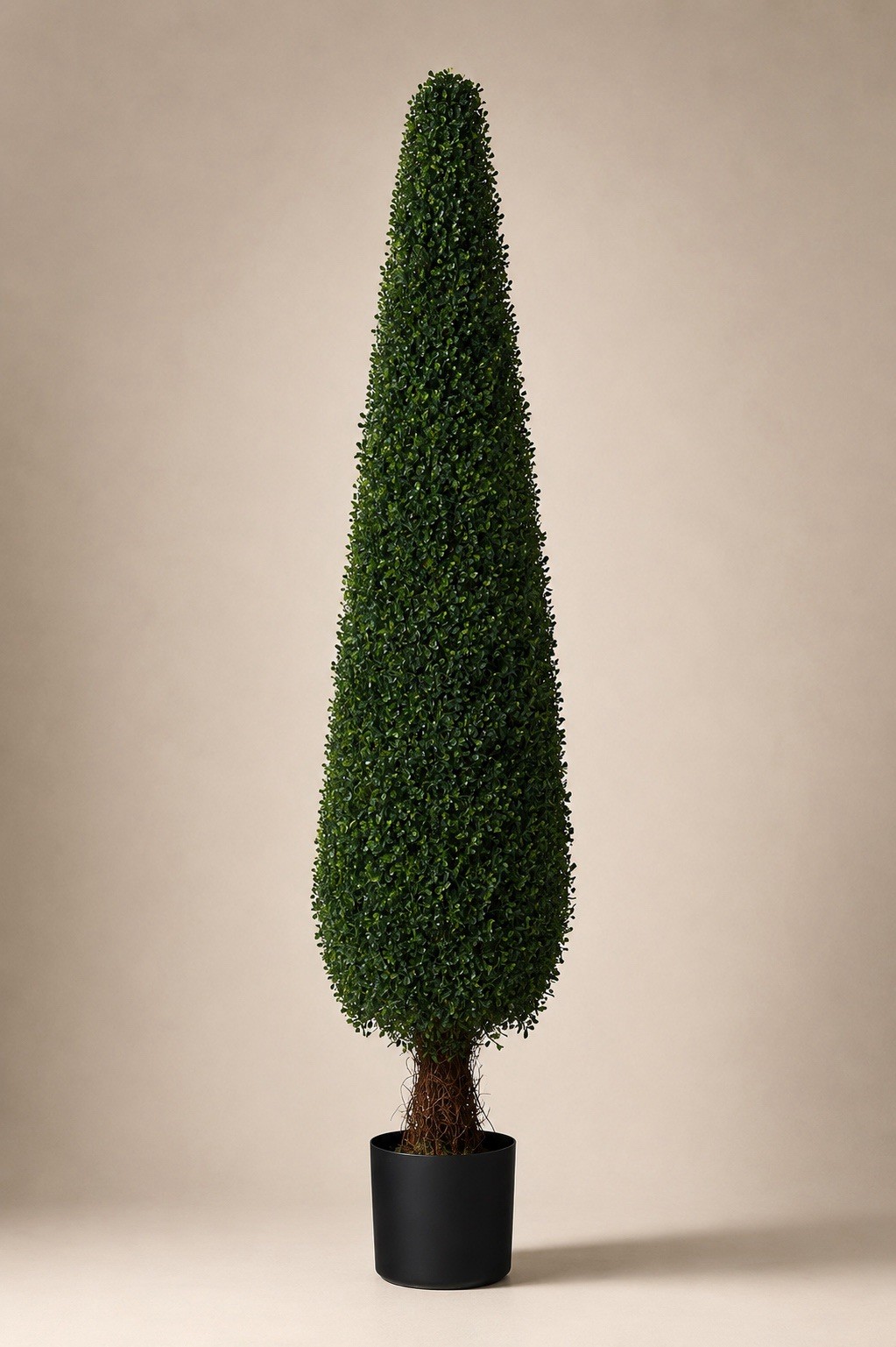 5’ UV Artificial Cone-Shaped Boxwood Topiary Tree Indoor/Outdoor gallery