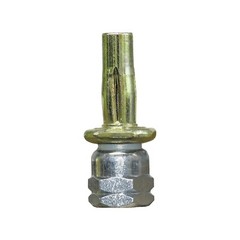 Sammys XP 35 3/8 Inch Vertical Threaded Rod, Steel Electro-Zinc Finish 25 Pieces