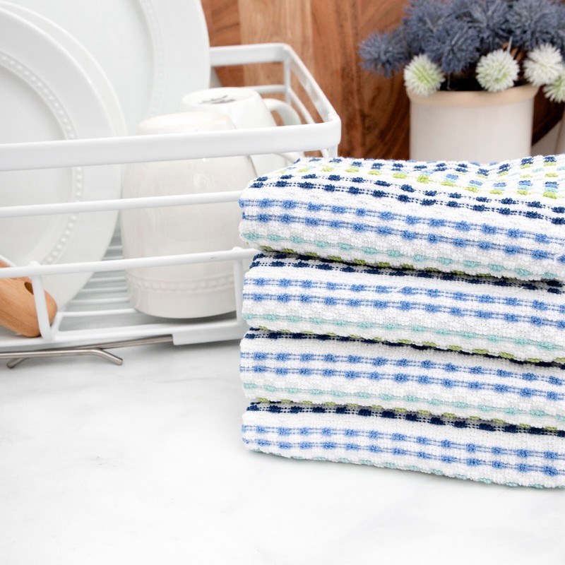 RITZ Pebble Cotton Terry Bar Mop Kitchen Towel 4 Piece Set gallery