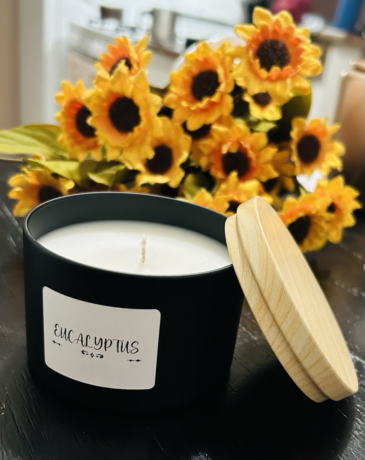 Home Made Eucalyptus Scented Candle gallery