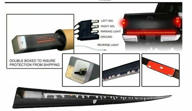 60" LED Tailgate Strip Light Bar Reverse Brake Turn Signal Light for Car Truck gallery