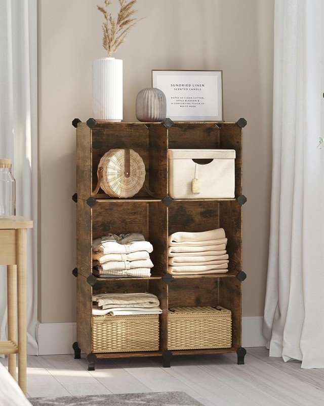 6 Cube Storage Organizer Modular Bookshelf DIY Closet Organizers & Storage gallery