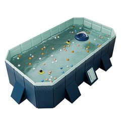 3M Swimming Pool Large Rectangular Foldable Adult Kiddie Above Ground Outdoor