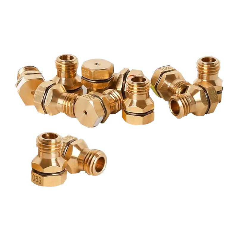 For Frigidaire Electrolux LP Conversion Kit GRLP4 Brass Gas Nozzles 12PCS Set gallery