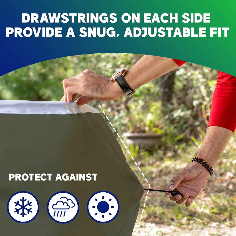 Deck Box Cover - Heavy Duty, Waterproof Covers for Outdoor Cushion Storage and L gallery