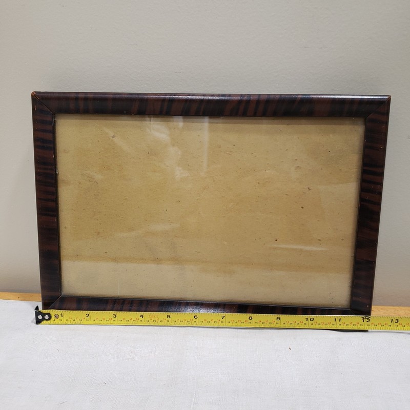 Tortoiseshell Picture Frame 7x11 Brown Black Wood Traditional Wall Decor gallery