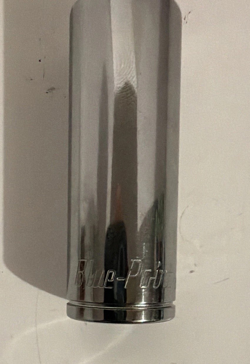Blue point BPL3816 11/16 in SAE Deep Length Chrome Socket Steel Silver gallery