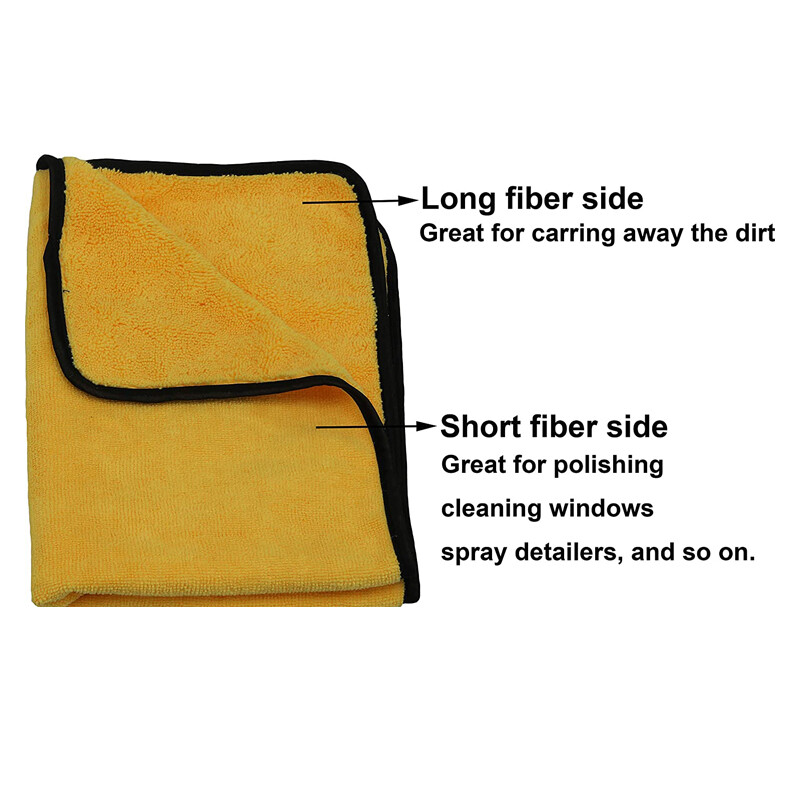 CarCarez 180PCS Microfiber Towels 16x16 380GSM Bulk Detailing Cloth Car Wash gallery
