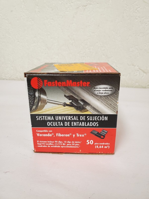 FastenMaster Universal Hidden Deck Fastening System - Clips/Screws for 50 Sq.Ft gallery