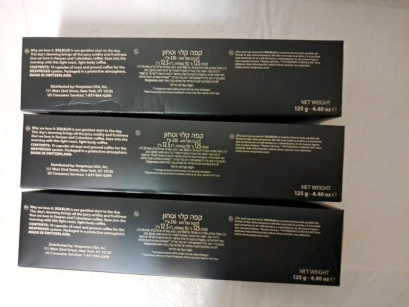 Nespresso Vertuo Solelio Light Roast Coffee Pods (30 Capsules) Exp 05/31/2026 gallery
