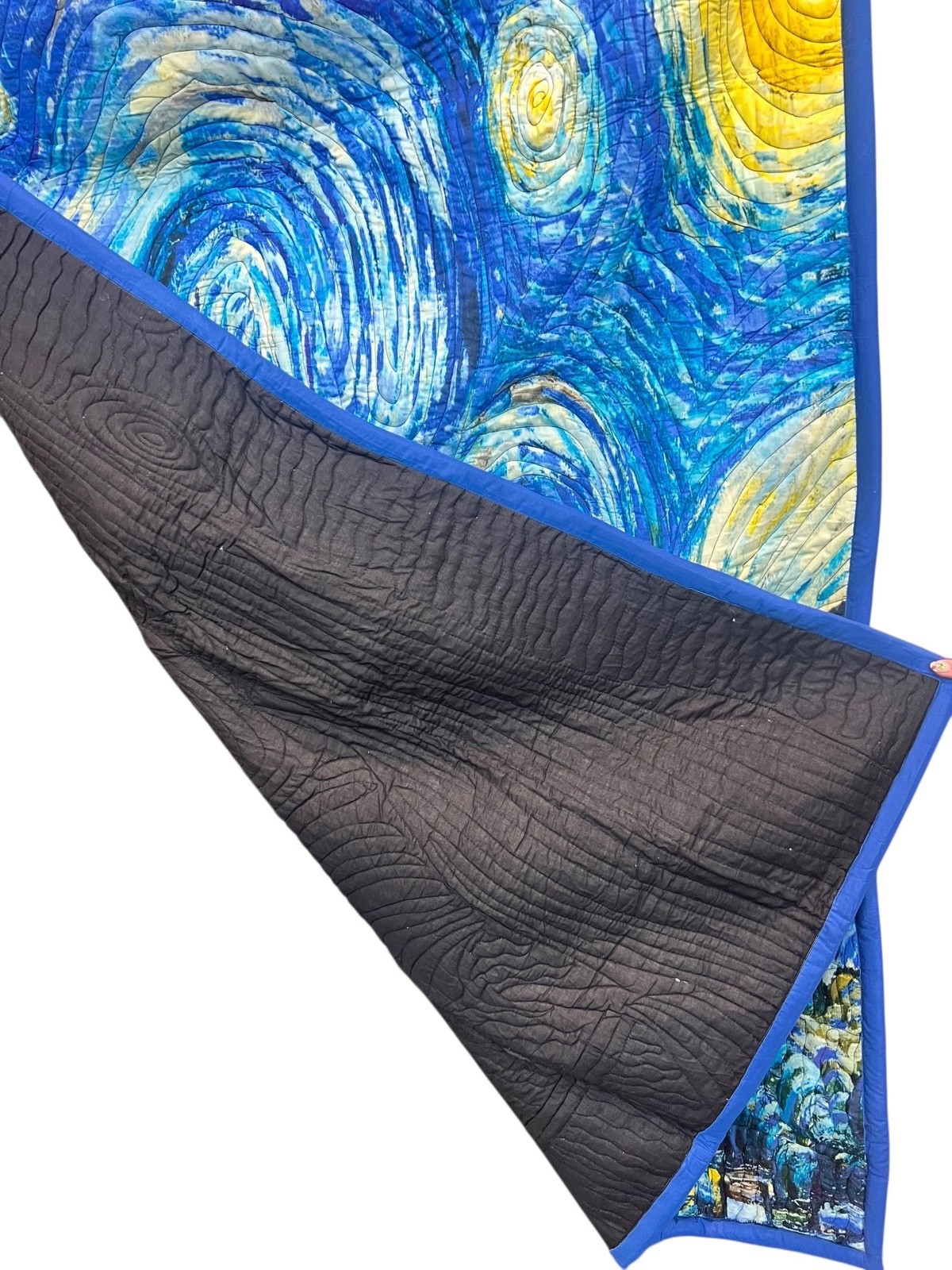 Starry Night Quilt Van Gogh 100% Cotton 51" x 65" New in Packaging! gallery