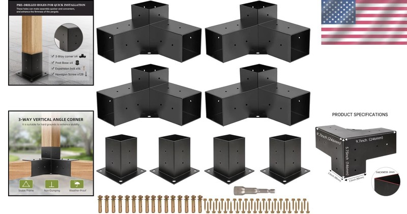 Pergola Kit Brackets Set gallery