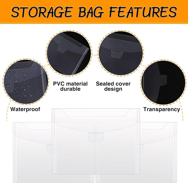 Crafting Storage Solution with 40 Pieces of Bags and Rubber Magnetic Sheets gallery