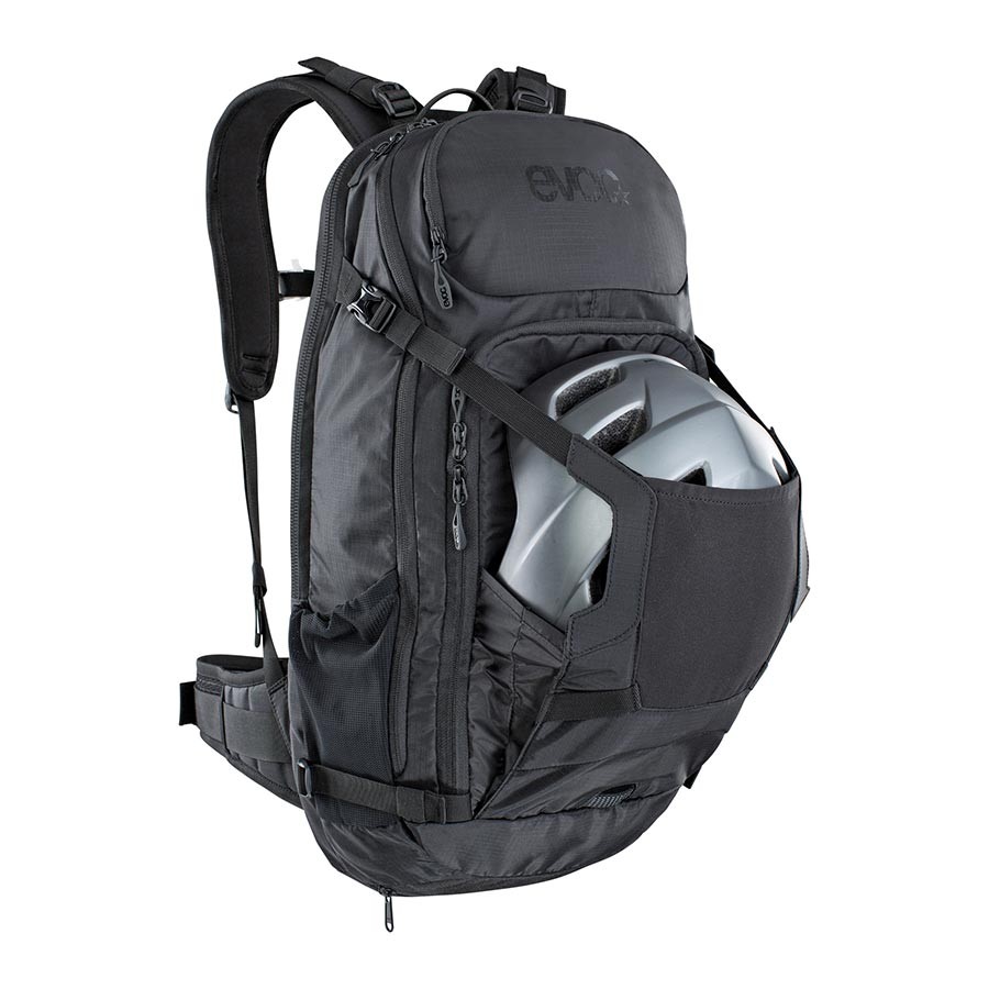 EVOC FR Trail E-Ride Backpack 20L with CE Shock-Absorbing Back Protector & 5