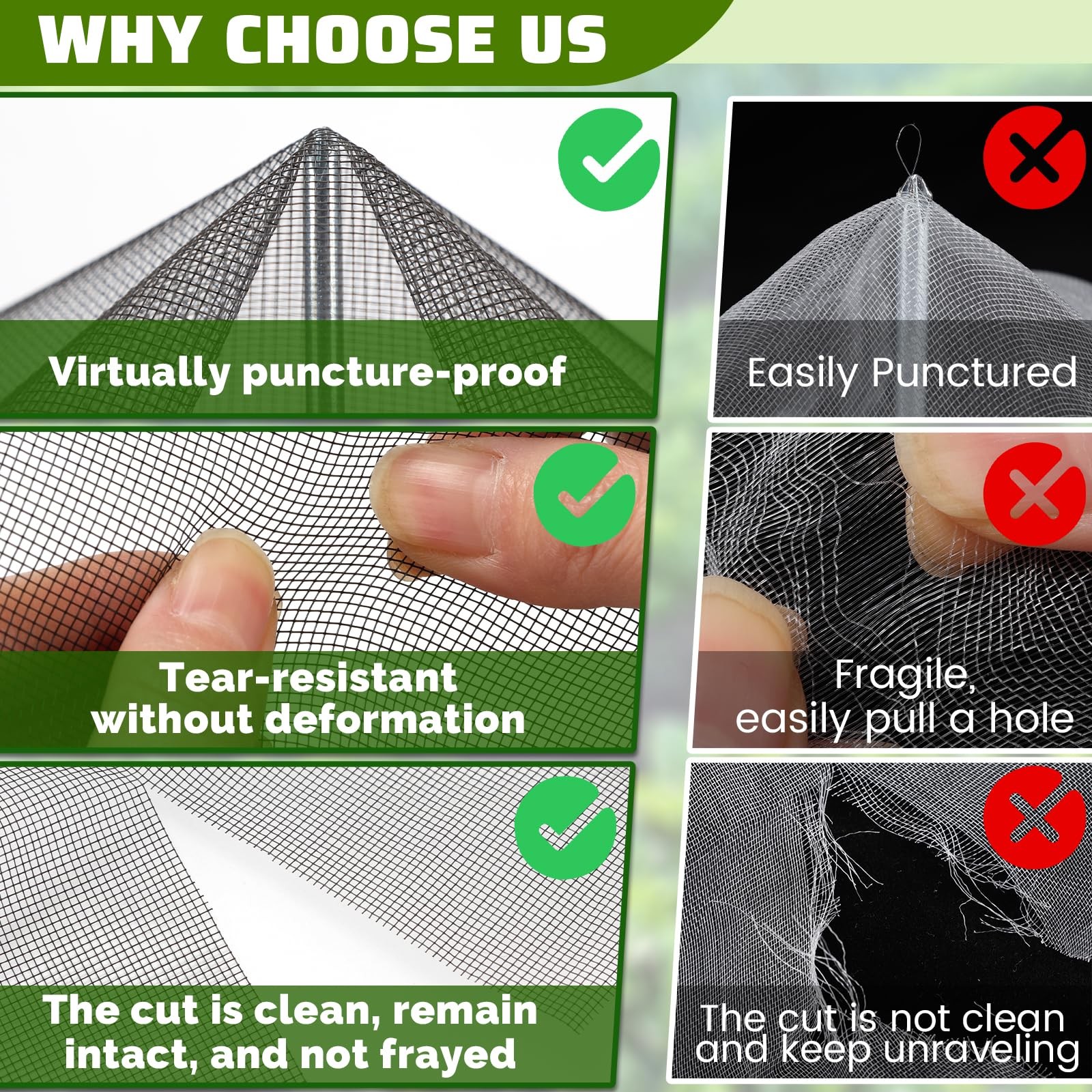 Stronger Garden Mesh Netting, 10 x 20 FT Ultra Fine Nano PP Plant Covers, Sma... gallery
