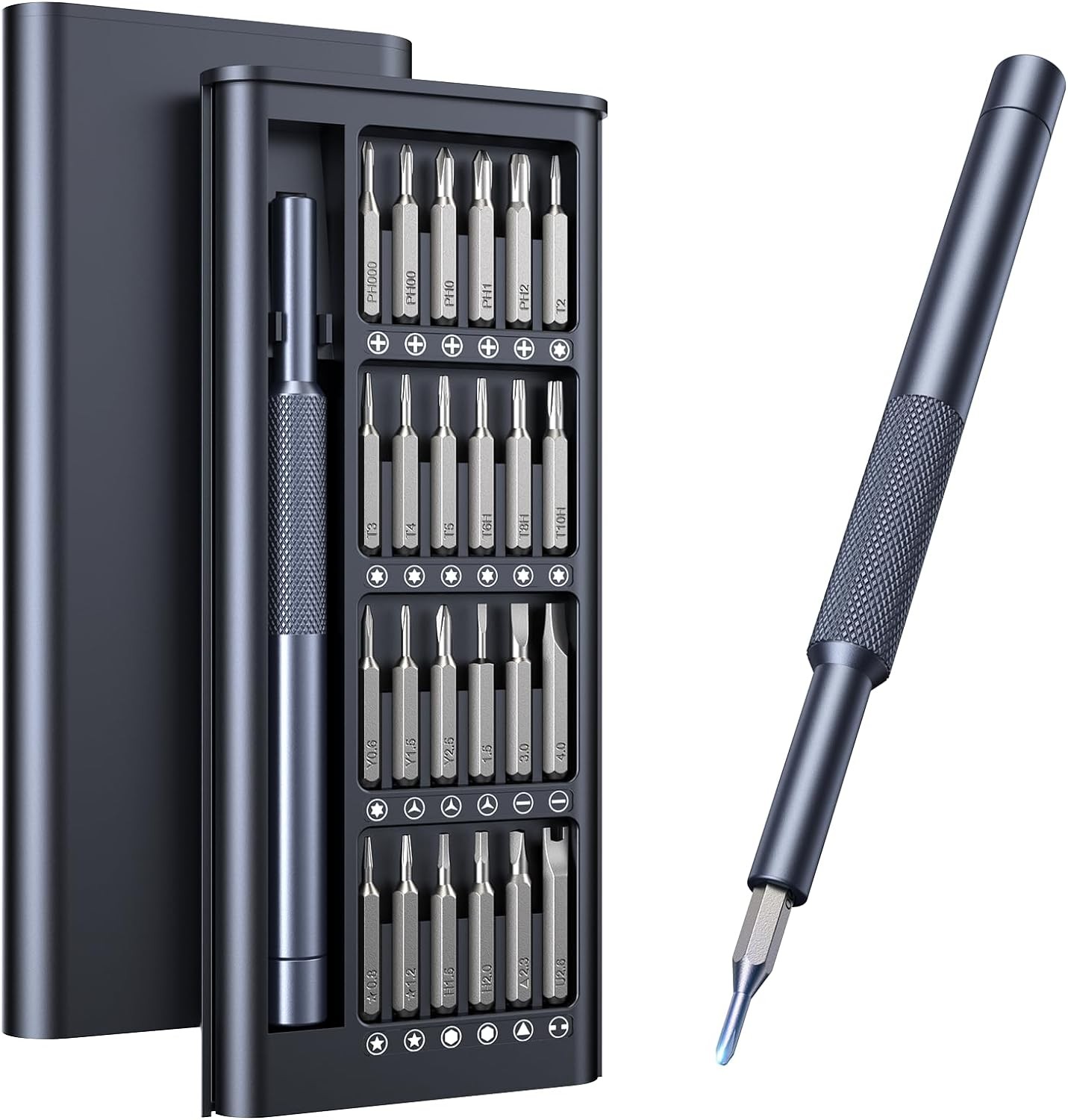 AXTH 25-in-1 Small Precision Screwdriver Set, Professional Magnetic Black gallery