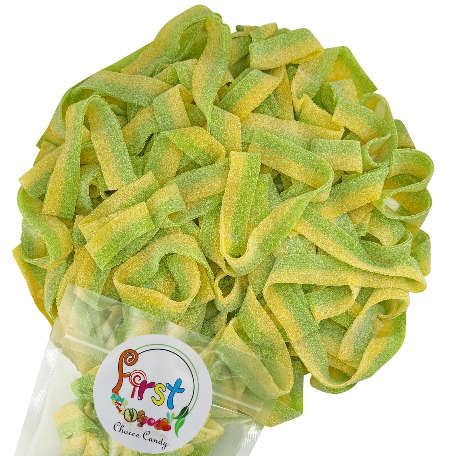 FirstChoiceCandy Sour pickle gummy belts gallery