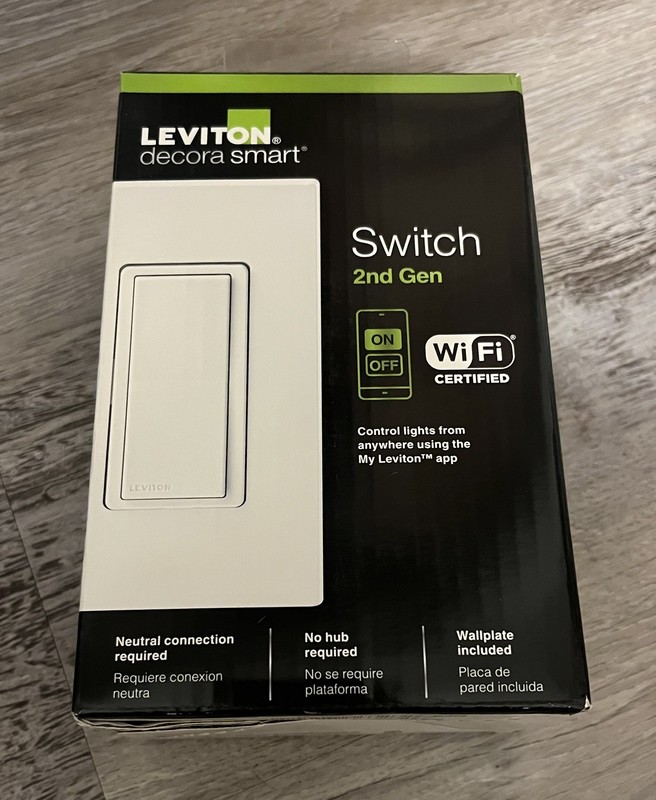 5-Pack Leviton Decora Smart WiFi Switch 2nd Gen No Hub Required D215S-1BW gallery
