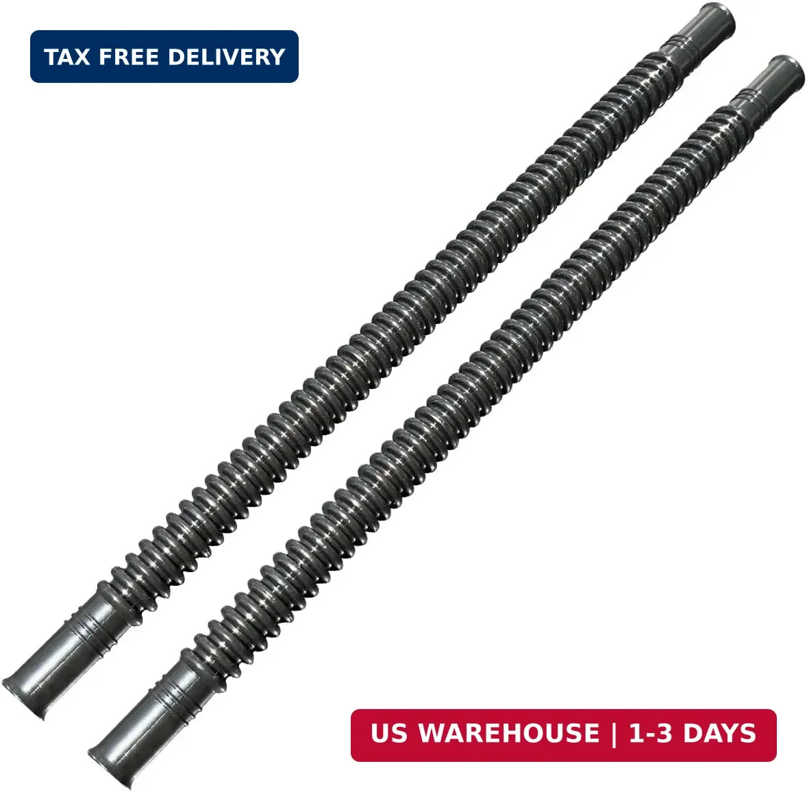 2Pack 5/16" (8mm) x 6" (250mm) Submersible Fuel Line, Corrugated Flexible 8mm Fu gallery