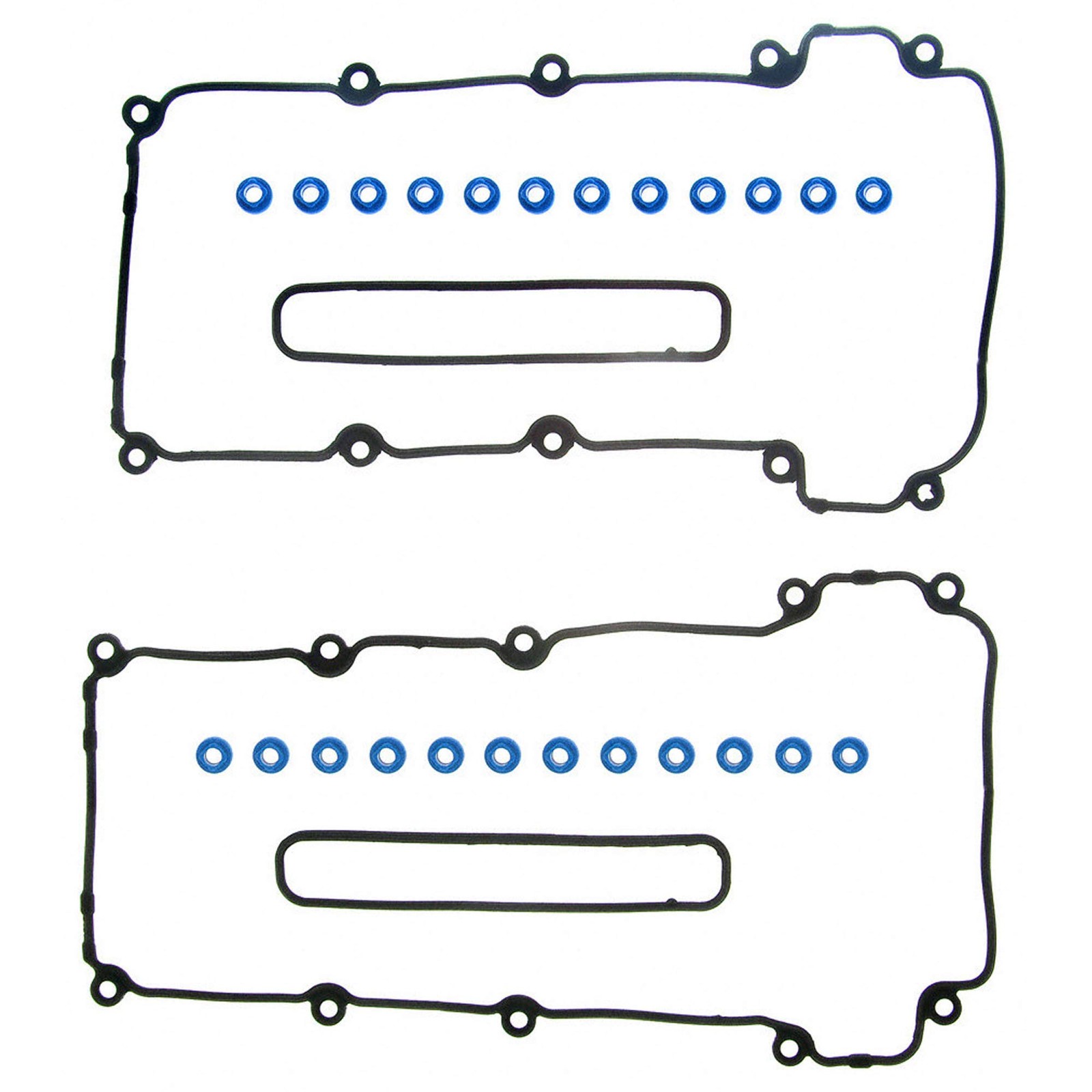 Valve Cover Gasket Set - Proprietary Cork-Rubber for Imperfect Sealing - Fits gallery