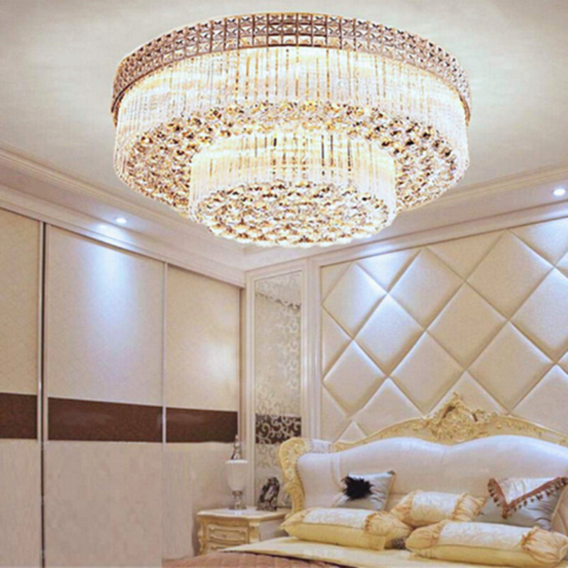 K9 Crystal Ceiling Fixture Light Pendant Lamp Chandelier Lighting 60/80cm gallery